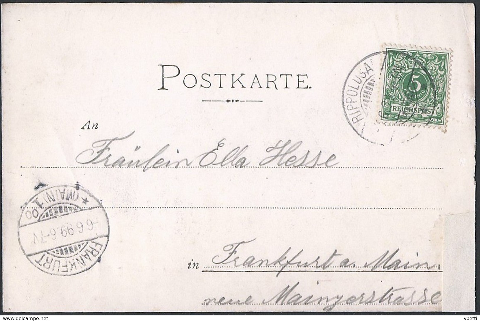 Deutschland / Germany: Bad Rippoldsau, Pension Zum Rosengarten (Besitzer Jos. Kuner)  1899 - Bad Rippoldsau - Schapbach