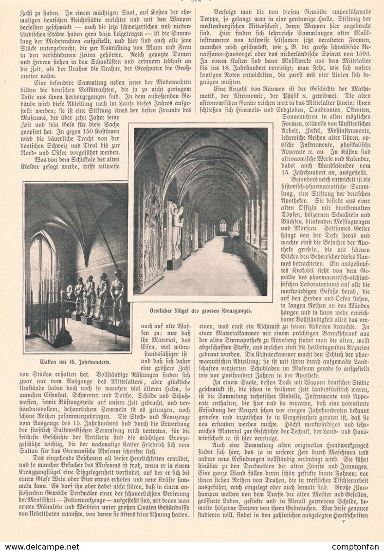 A102 456 Dresden  Hermanische Museum Artikel Mit 5 Bildern 1902 !! - Museen & Ausstellungen