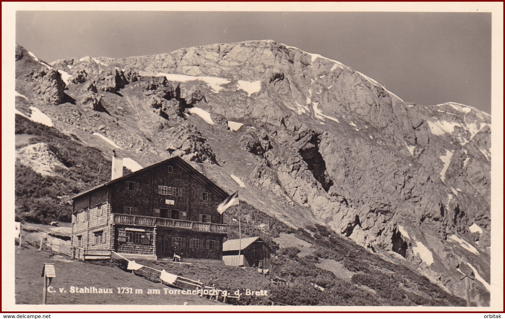 Carl Von Stahl Haus * Berghütte, Torrener Joch, Tirol, Alpen * Österreich * AK2334 - Golling