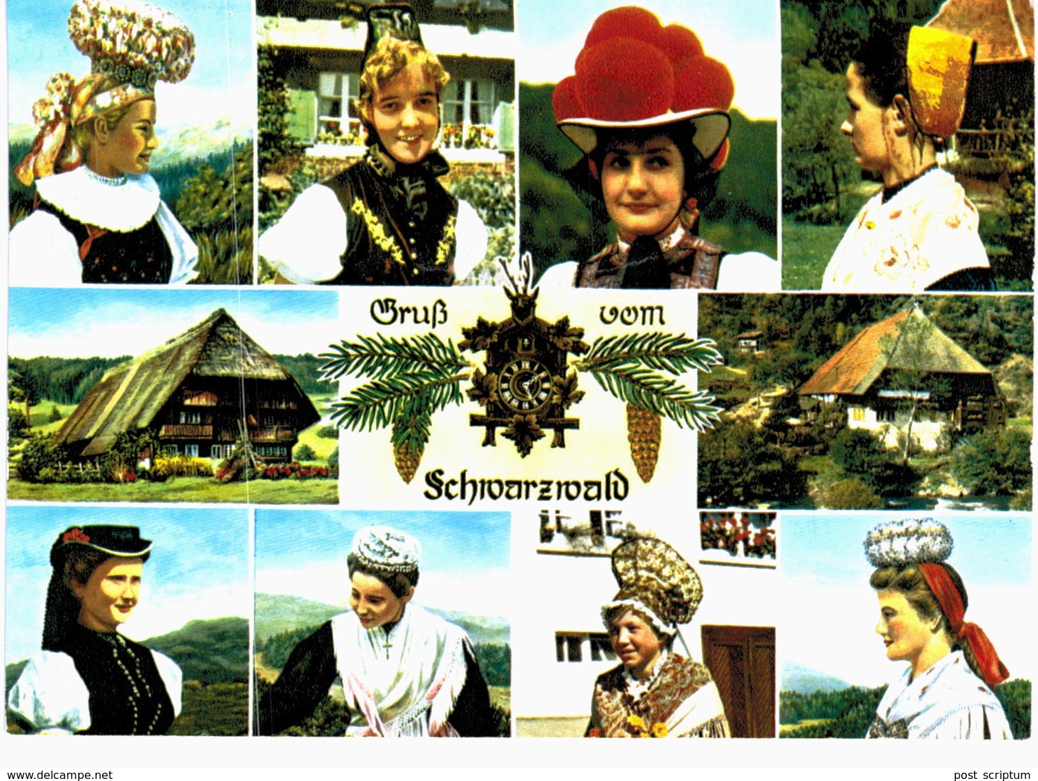 Lot 122 -  Allemagne - Environ 1500 Cartes (estimation) Soit 6.2 Kg - 500 Postkaarten Min.
