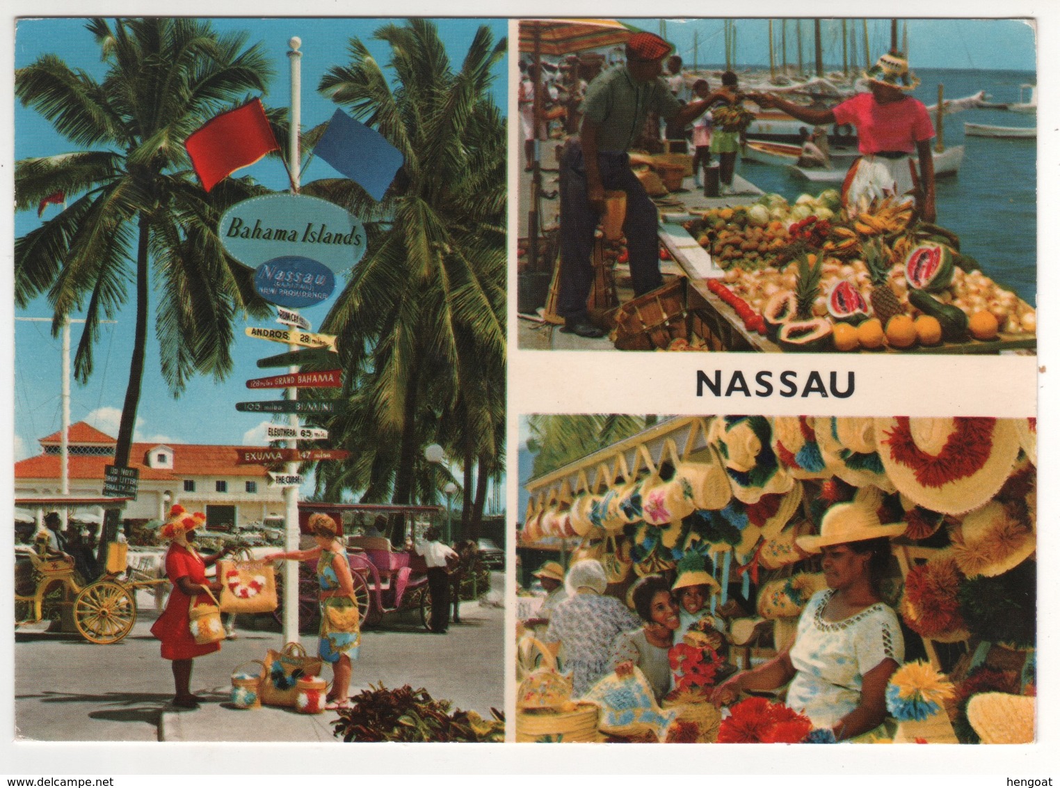 Carte Postale , Postcard Multivue , Neuve - Bahamas