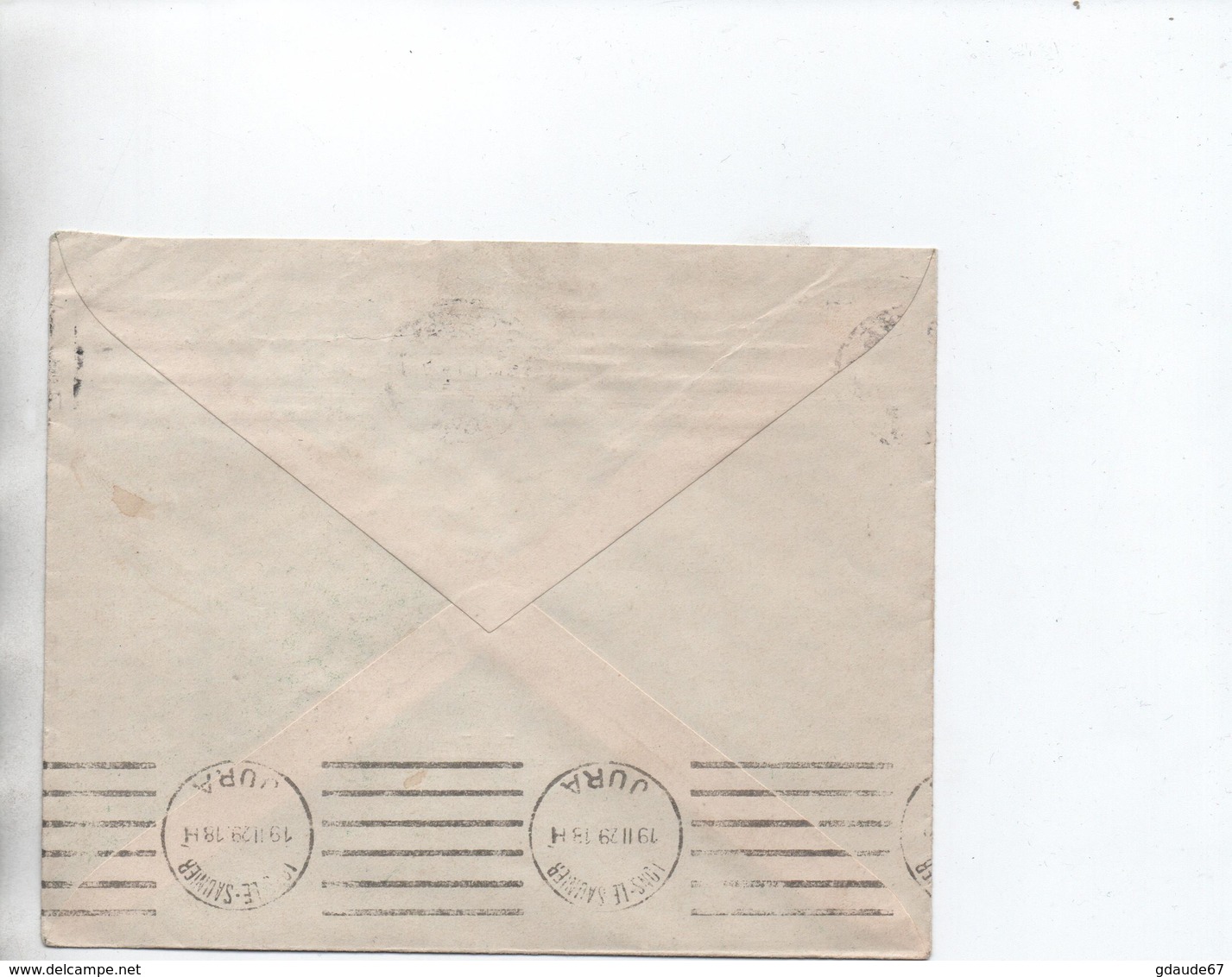 1929 - ENVELOPPE COMMERCIALE De SOFIA Pour LONS LE SAUNIER (JURA) - Lettres & Documents