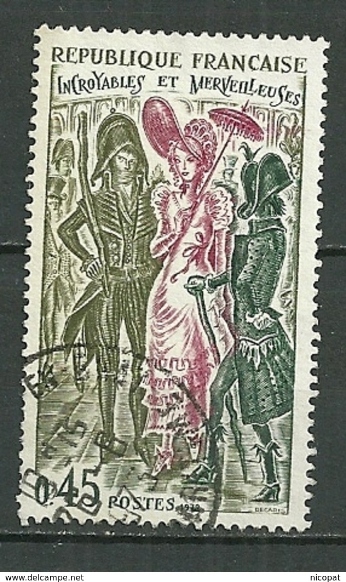 FRANCE Oblitéré 1729 Incroyables Et Merveilleuses - Used Stamps