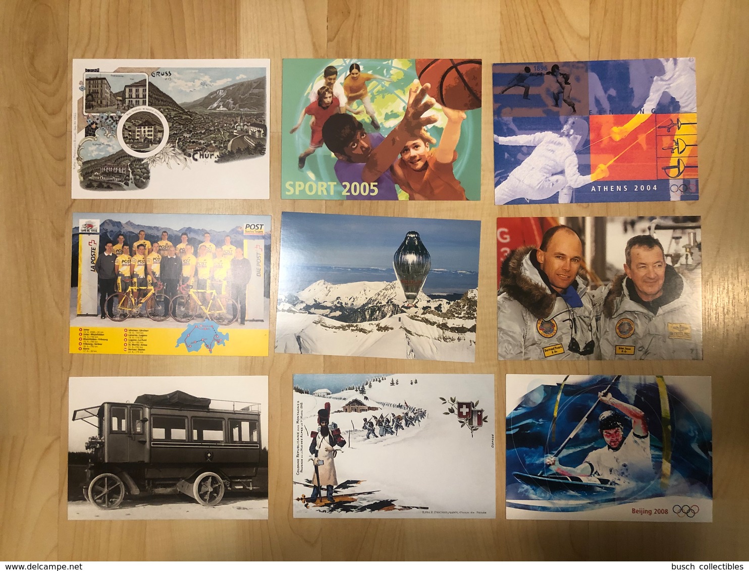 Suisse Schweiz Switzerland 91 entiers postaux Ganzsachen Stationneries Tintin Olympic Games Space Journée du timbre
