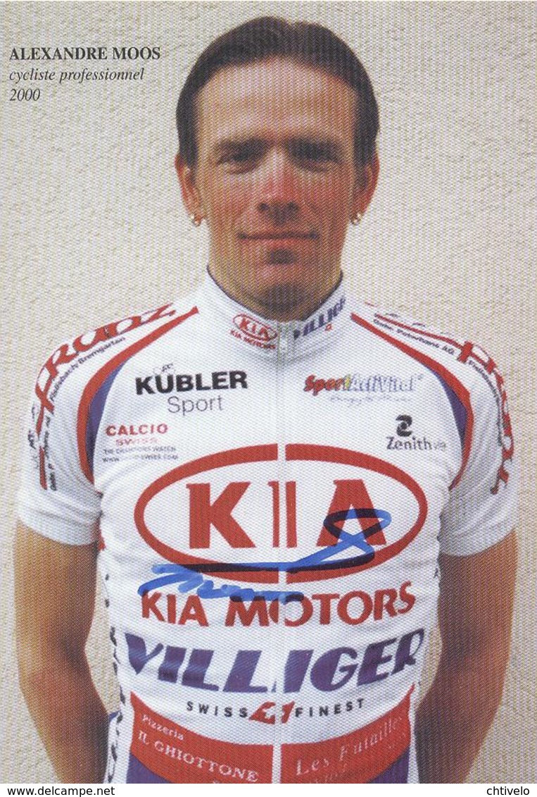 Cyclisme, Alexandre Moos, Signé - Radsport