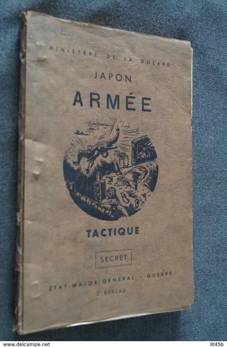 RARE,Japon Armée Tactique (SECRET) état Major Générale Guerre,Fev. 1945,Rarissime,24 Cm./15,5 Cm. - Documenti