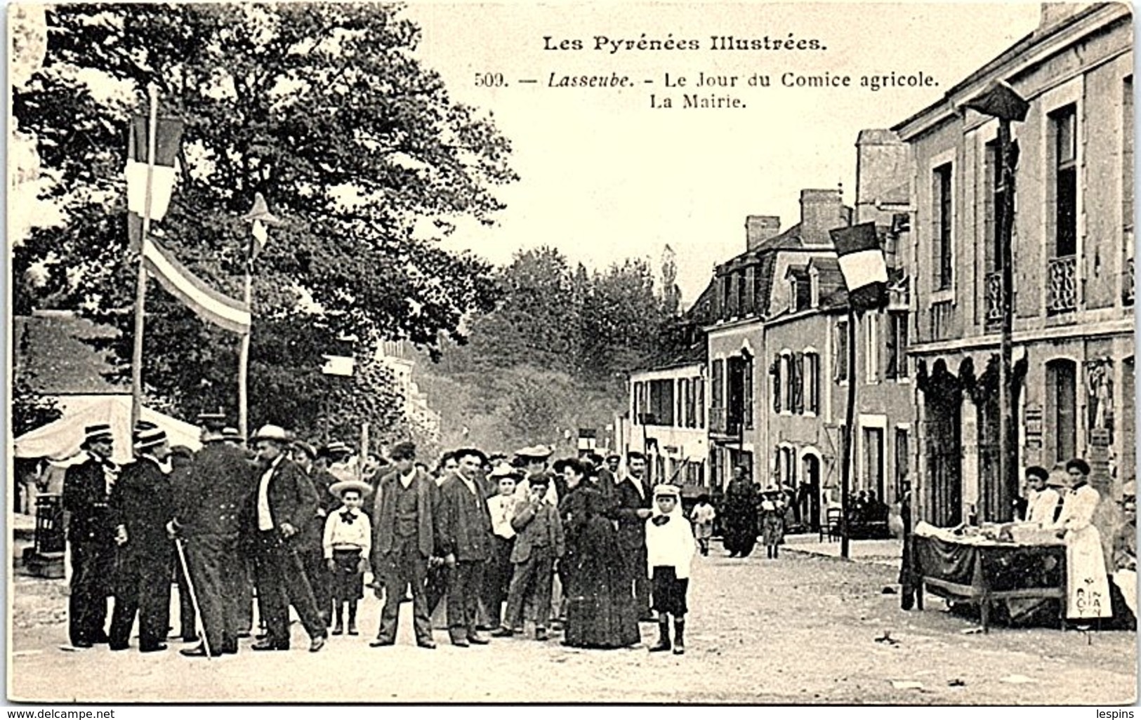 64 - LASSEURE -- Le Jour Du Comice Agricole - La Mairie - Lasseube
