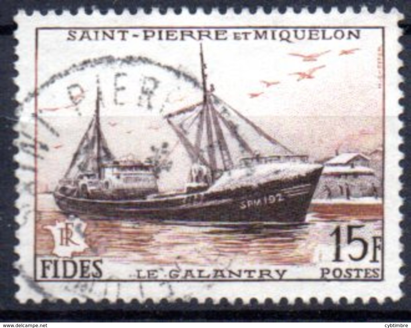 Saint Pierre Et Miquelon: Yvert N° 352° - Oblitérés