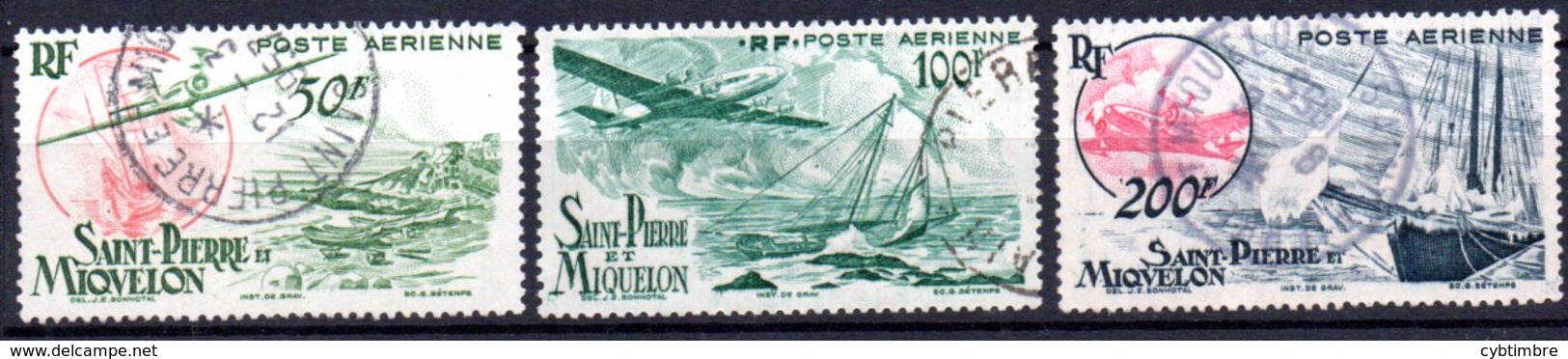 Saint Pierre Et Miquelon: Yvert N° A 18/20° - Oblitérés