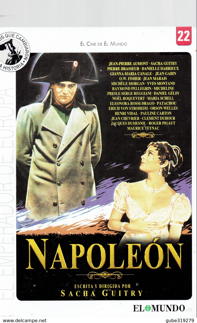 CINEMA DVD - ITALY-FRANCE 1955 - NAPOLEON  - JEAN PIERRE AUMONT - DANIELLE DARRIEUX - PIERRE BRASSEUR - DIR SACH GUITRY - History