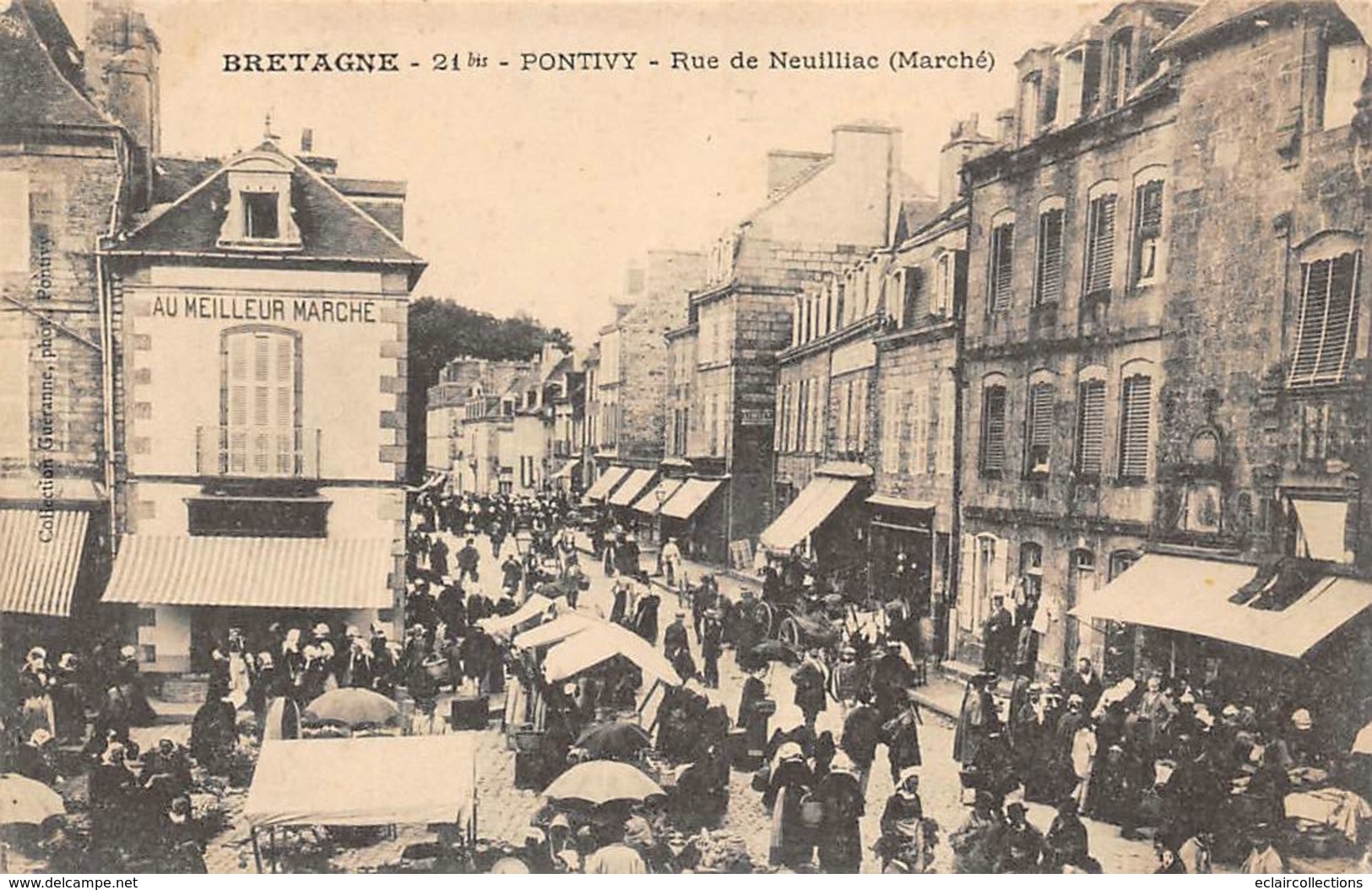 Pontivy          56          Marché Rue De Neuillac     (Voir Scan) - Pontivy