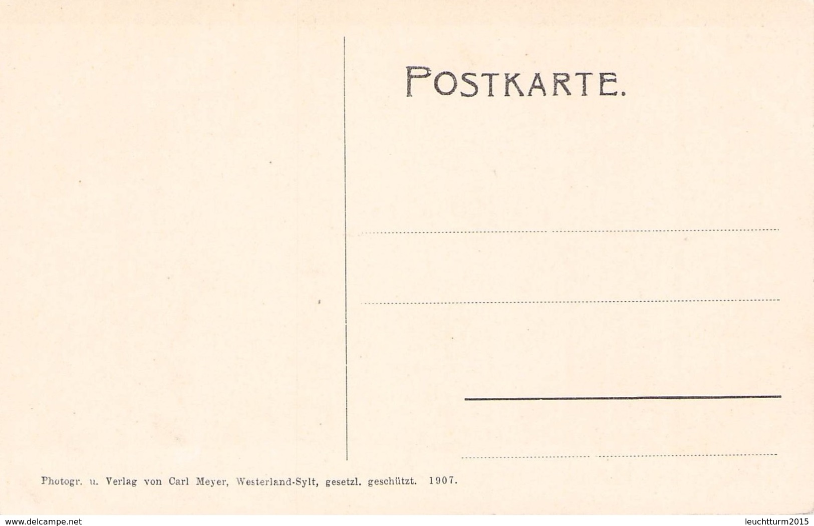 WESTERLAND/SYLT - STRANSBURGEN 1907  /ak384 - Sylt