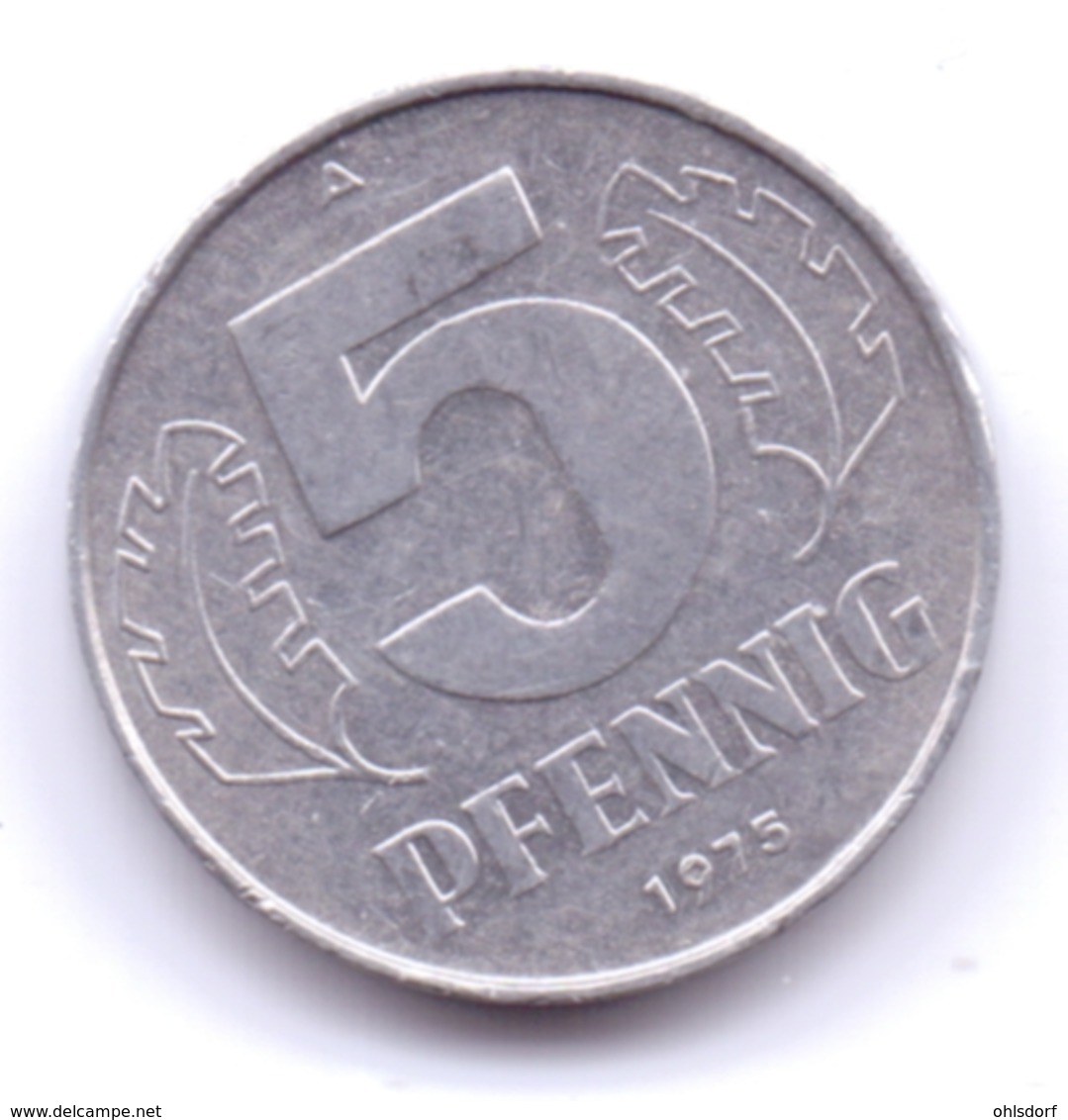 DDR 1975 A: 5 Pfennig, KM 9 - 5 Pfennig