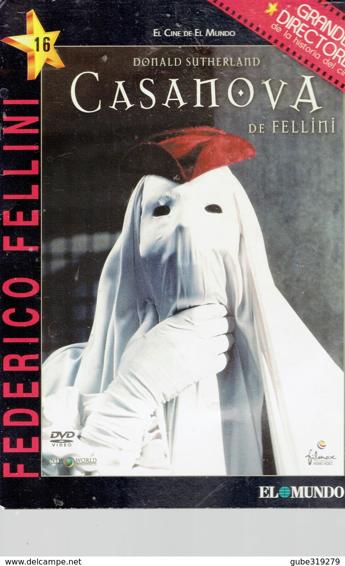 CINEMA DVD - ITALY USA 1976 - CASANOVA - DONALD SUTHERLAND -  DIR FELLINI - FILMAX -NEW WORLD .: -SP-IT RE:DVD16 PERFECT - Histoire