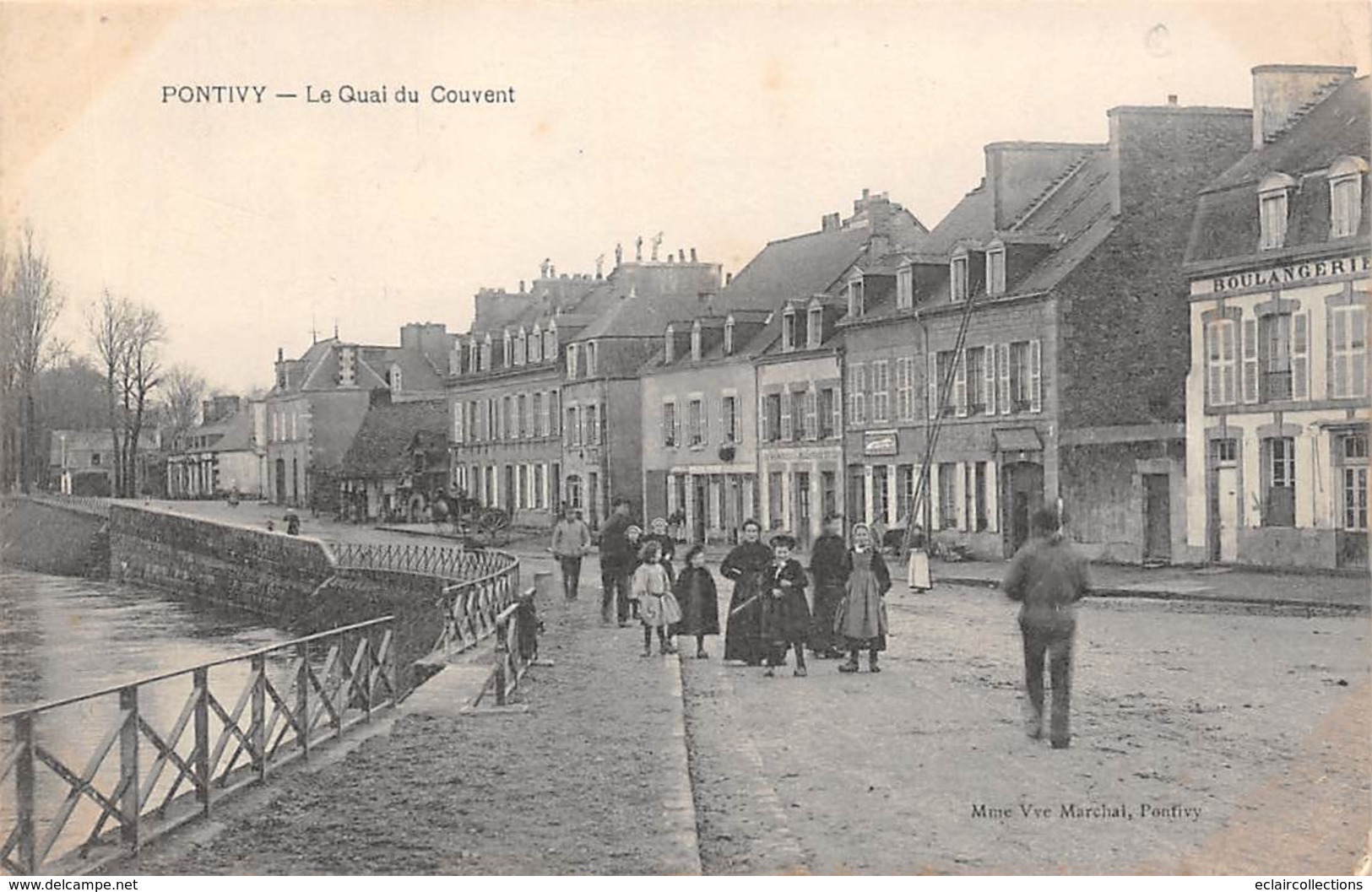 Pontivy          56       Le Quai Du Couvent           (Voir Scan) - Pontivy