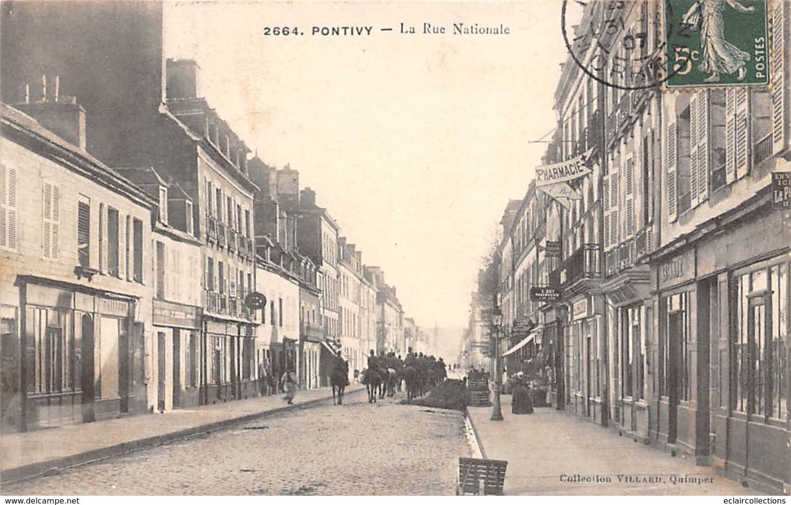 Pontivy          56        Rue Nationale   -  2664 -       (Voir Scan) - Pontivy