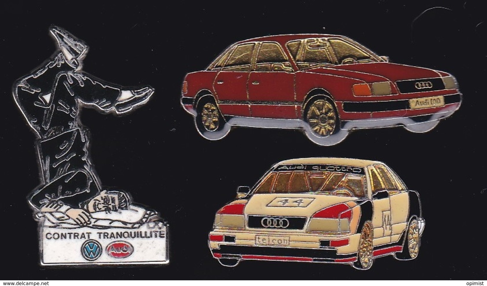 64109-lot De 3 Pin's.Audi.Automobile. - Renault