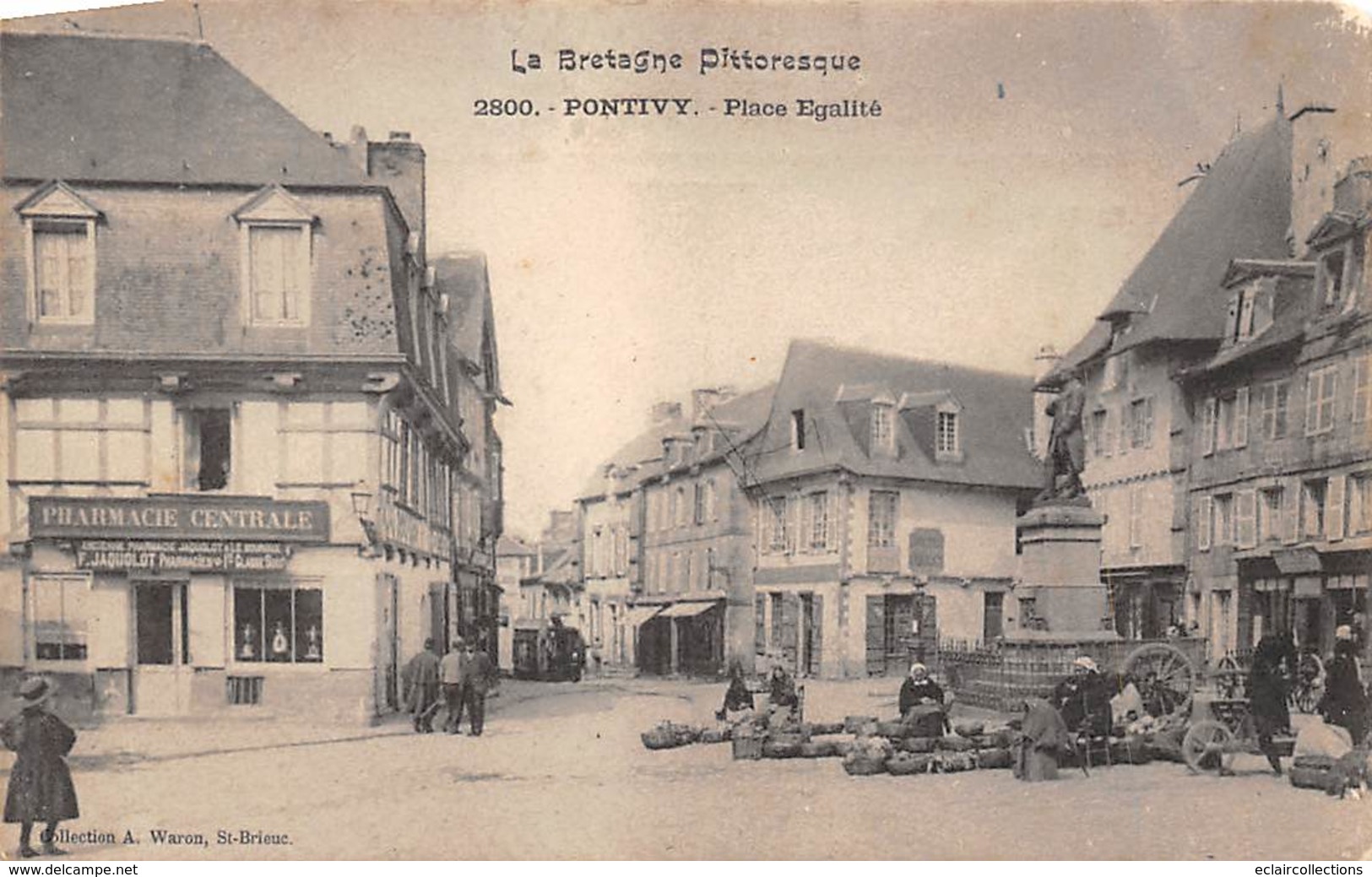 Pontivy          56      Le Marché  Place Egalité      (Voir Scan) - Pontivy