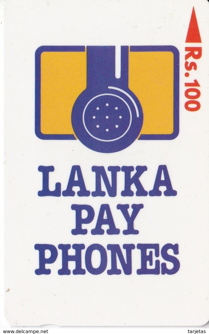 (16SRLA) TARJETA DE SRY LANKA DE Rs.100 LOGO EMPRESA - Sri Lanka (Ceylon)