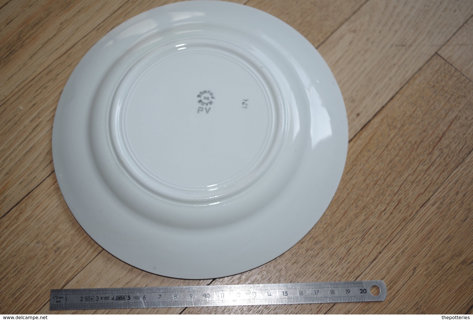 X Assiette Plate Platte  Plaat  Placa  Décalco à Determiner  PV Faisan Chasse - Terre De Fer (FRA)