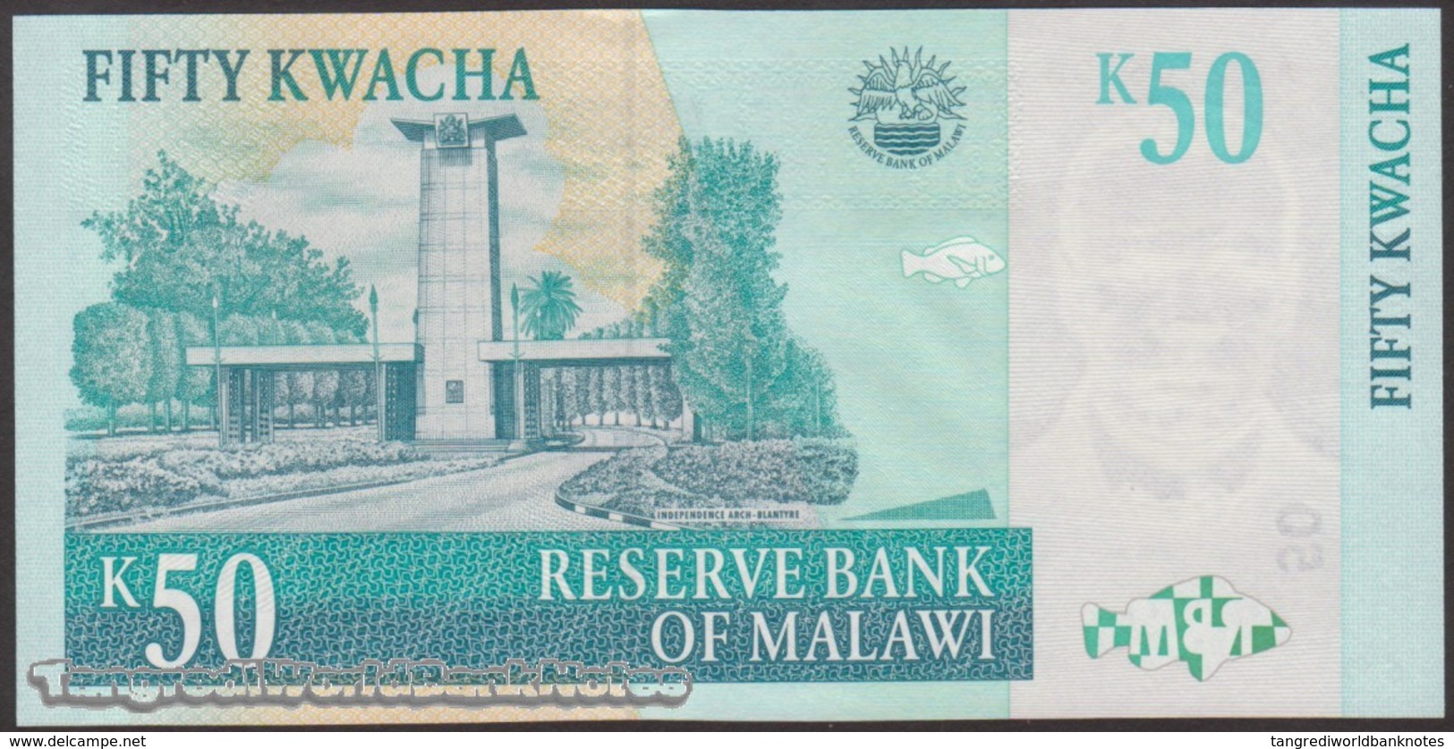 TWN - MALAWI 53a - 50 Kwacha 31.10.2005 Prefix AZ UNC - Malawi