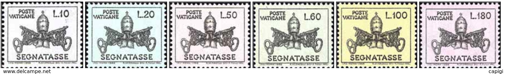 1968- VATICANO - SEGNATASSE - 25/30 - NUOVI MNH - Taxes