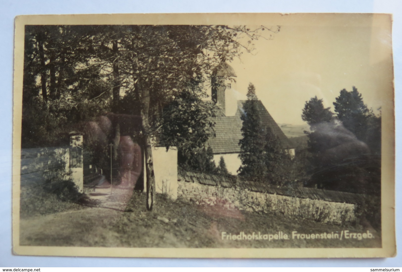 (11/8/12) Postkarte/AK "Frauenstein Erzgeb." Friedhofskapelle - Frauenstein (Erzgeb.)