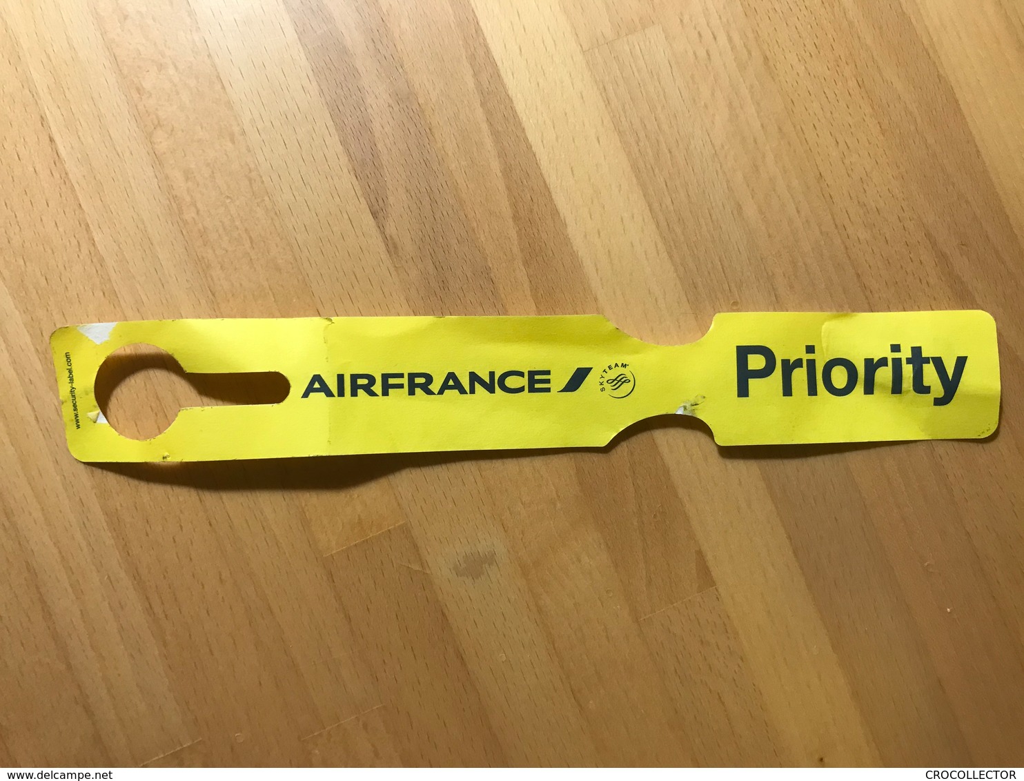 AIR FRANCE PRIORITY BAGGAGE TAG SKY TEAM - Étiquettes à Bagages