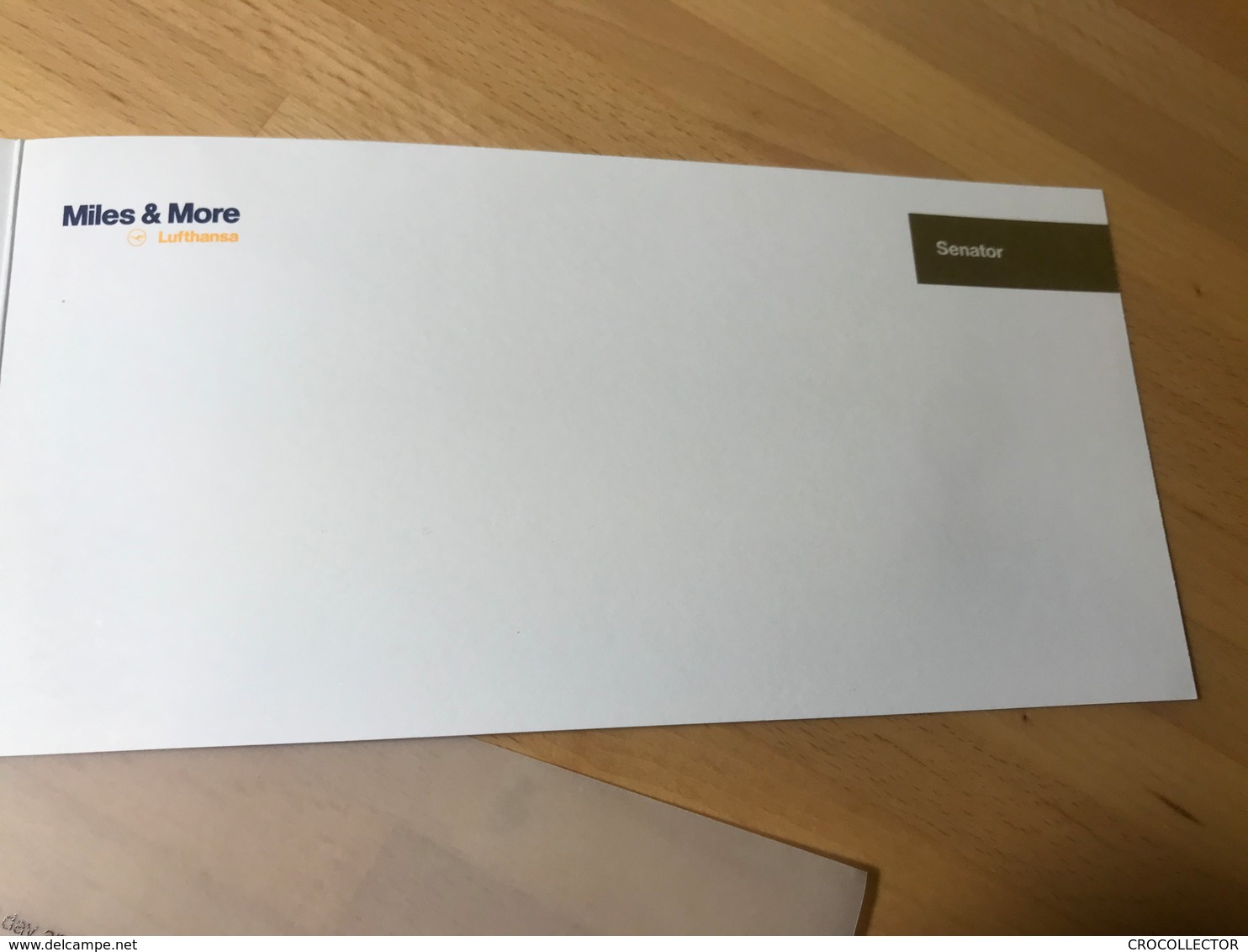 LUFTHANSA BIRTHDAY GREETING CARD FOR GOLD SENATOR CARD HOLDERS - Giveaways