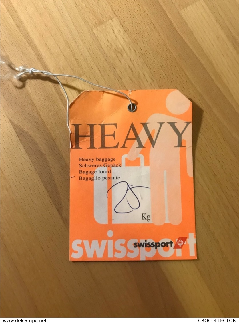 SWISSPORT HEAVY BAGGAGE TAG SECURITY LABEL - Étiquettes à Bagages