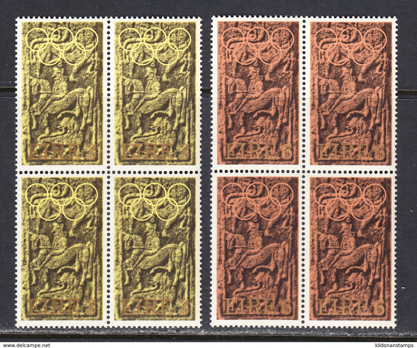 Ireland 1972 Mint No Hinge, Blocks, Sc# 321-322, SG , Yt - Ongebruikt