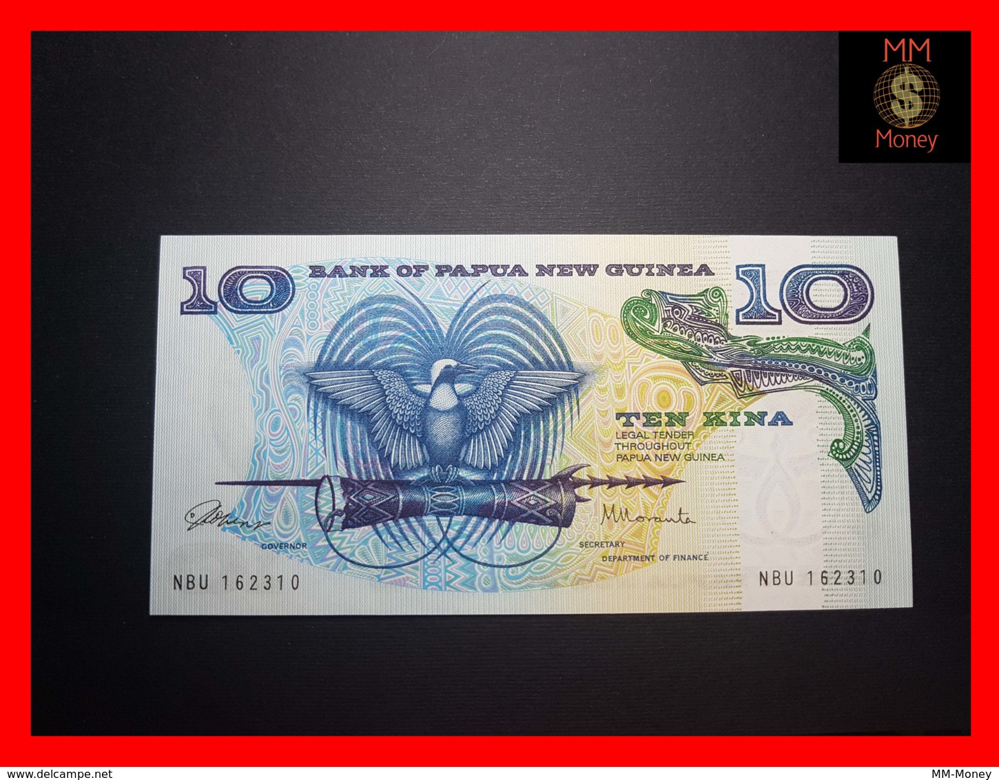 PAPUA NEW GUINEA 10 Kina 1985  P. 7  UNC - Papua Nuova Guinea