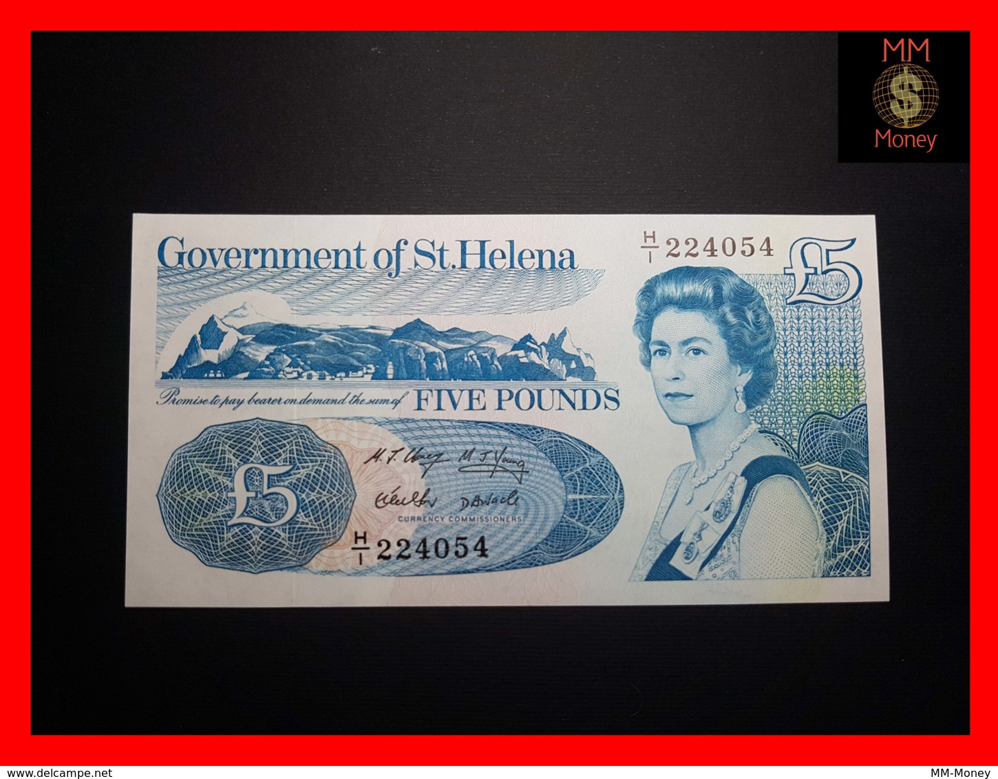 ST. HELENA 5 Pounds  1988  P. 11  UNC - Sainte-Hélène