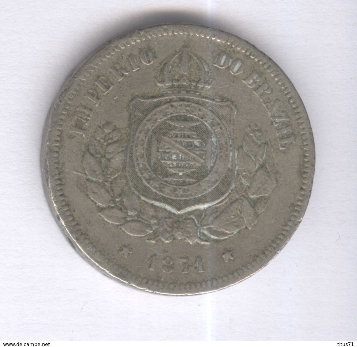 100 Réis Brésil / Brasil 1870 TTB - Brésil