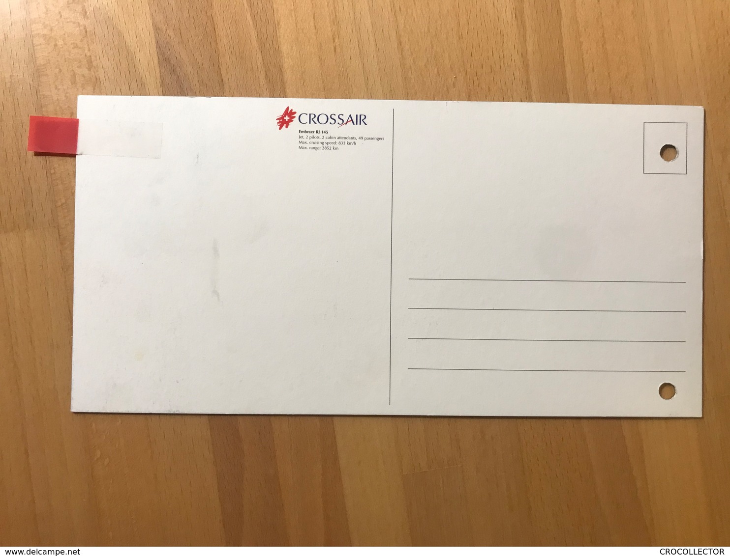 CROSSAIR Embraer RJ 145 - Stationery