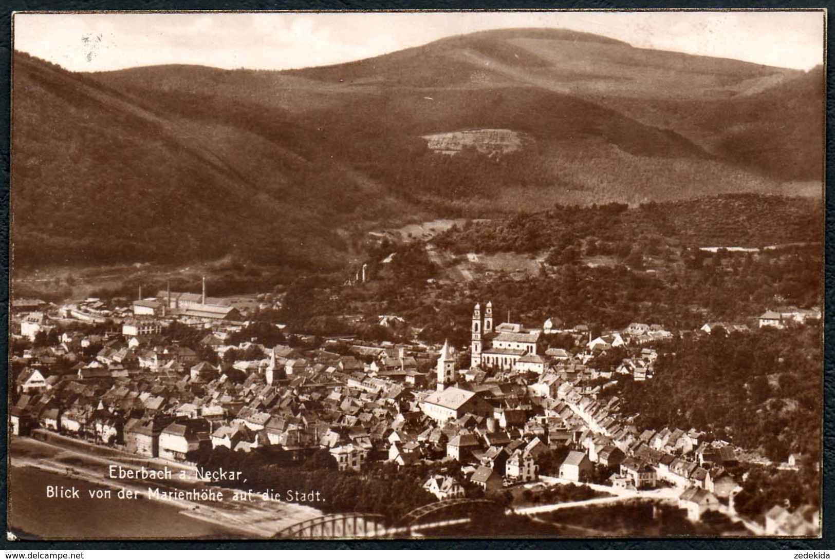 D5268 - Eberbach Am Neckar - Blick Von Der Marienhöhe - Trinks & Co Leipzig - Eberbach