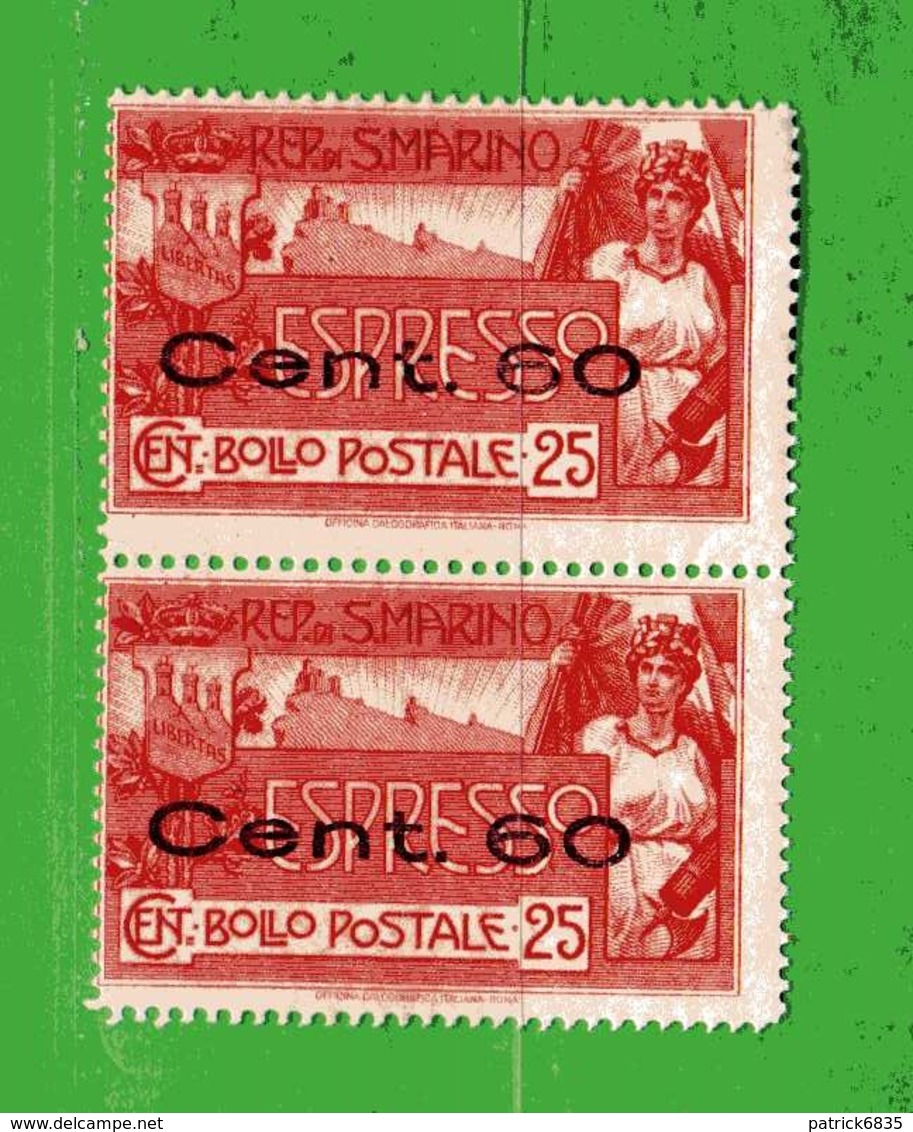 (Riz) San.MARINO**-1923 - ESPRESSO . Unif. E.3. MNH. - Francobolli Per Espresso