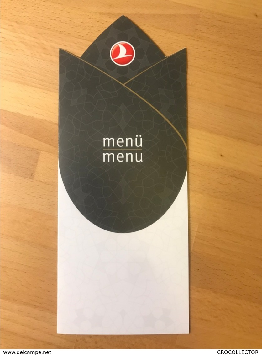 TURKISH AIRLINES BUSINESS CLASS MENU NCE IST 10.02.2014. MK_NC_INT_YC_GD_DON_ROT3 NC - Menu Cards