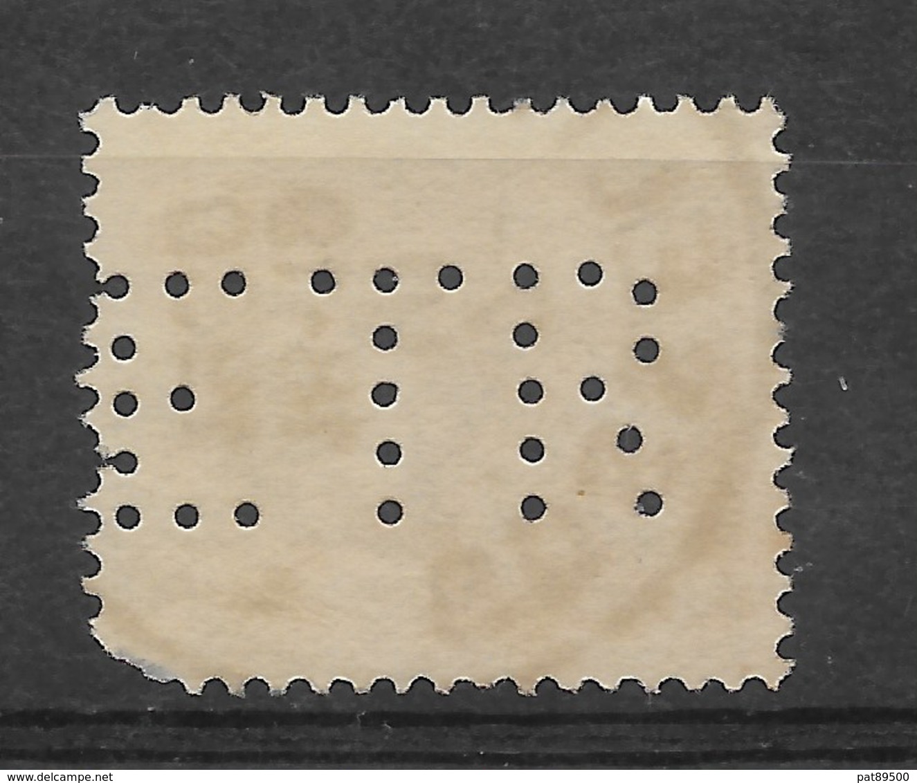 BELGIQUE PERFORE Oblitéré  "  E T R "  YT  279 De 1929  //défaut Un Coin Abimé Soldé - 1909-34
