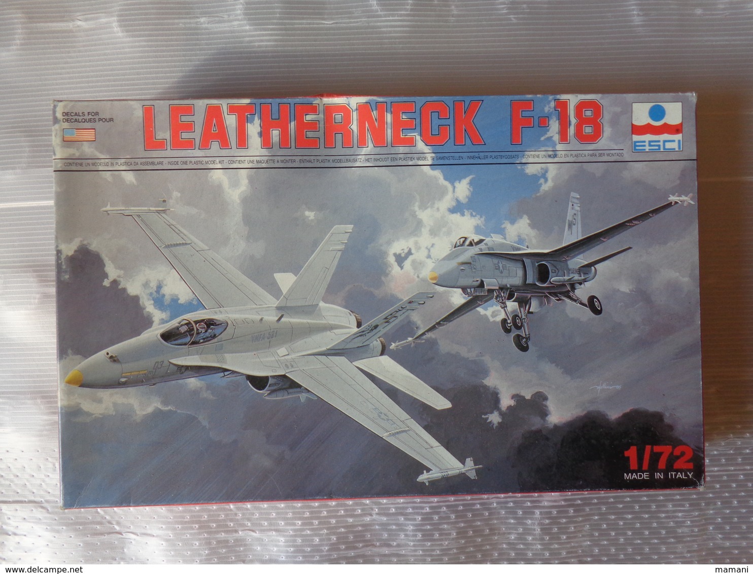 Maquette Avion Militaire-en Plastique-1/72 Esci Leatherneck F-18   Ref 9047 - Vliegtuigen