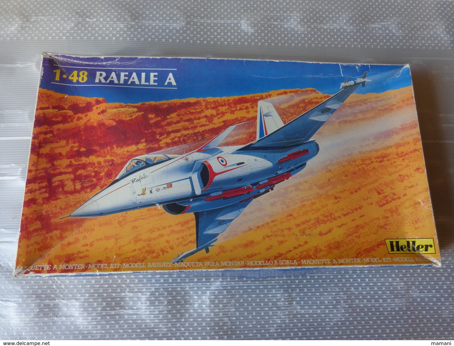 Maquette Avion Militaire-en Plastique-1/48 Airfix RAFALE A   Ref 80421 - Aviones