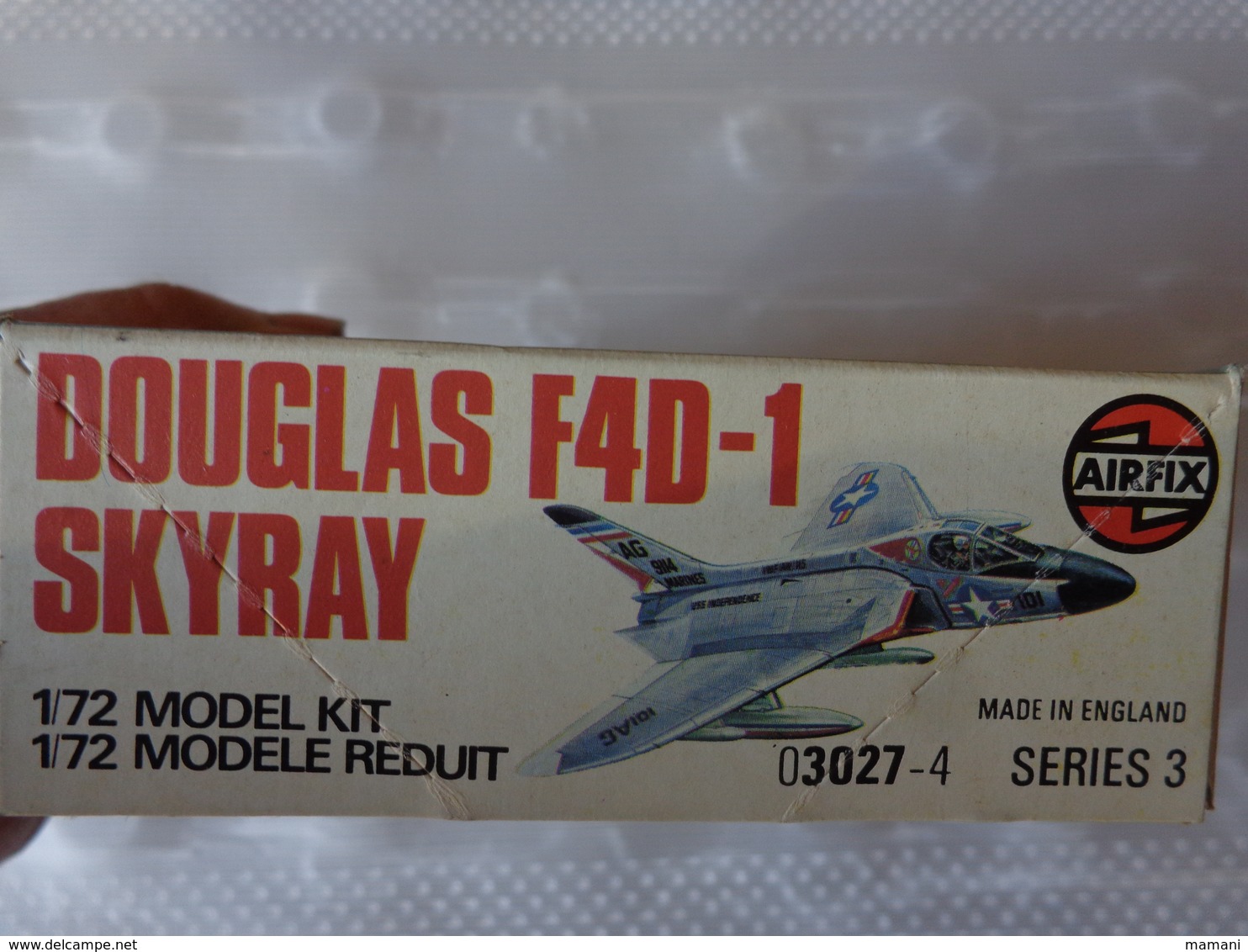 Maquette Avion Militaire-en Plastique-1/72 Airfix Douglas F 40-1 Skyray    Ref 03027 - Vliegtuigen