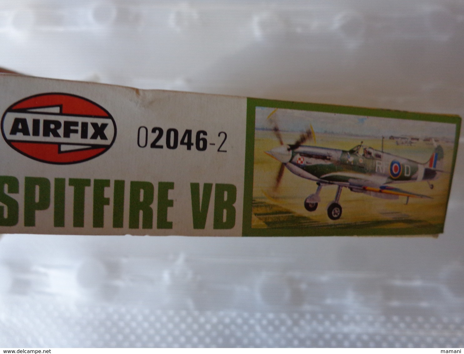 Maquette Avion Militaire-en Plastique-1/72 Airfix Spitfire - Vb   Ref 02046 - Avions