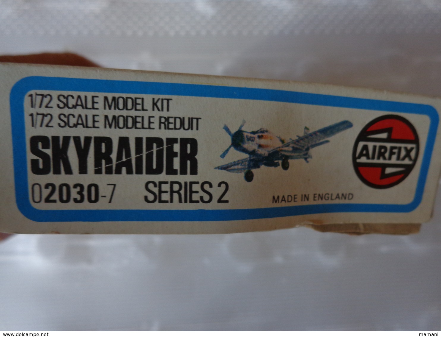 Maquette Avion Militaire-en Plastique-1/72 Airfix Skyraider   Ref 02030 - Aviones