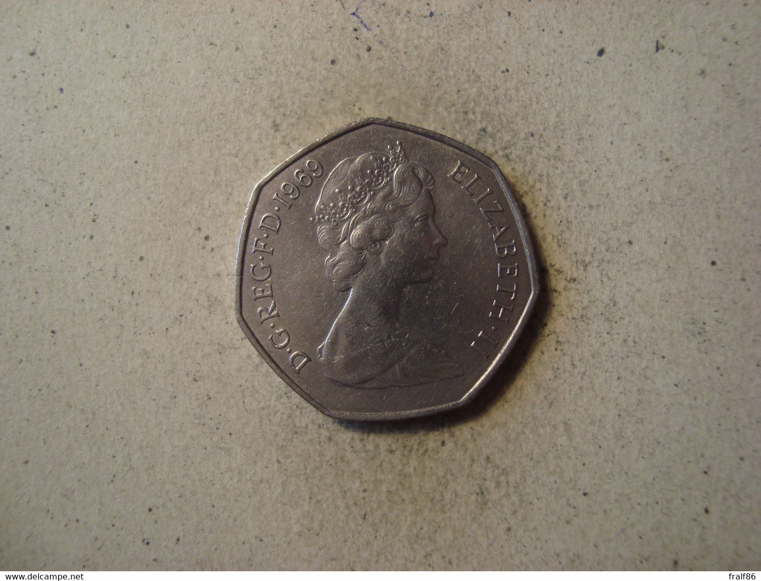 MONNAIE GRANDE BRETAGNE 50 PENCE 1969 - 50 Pence