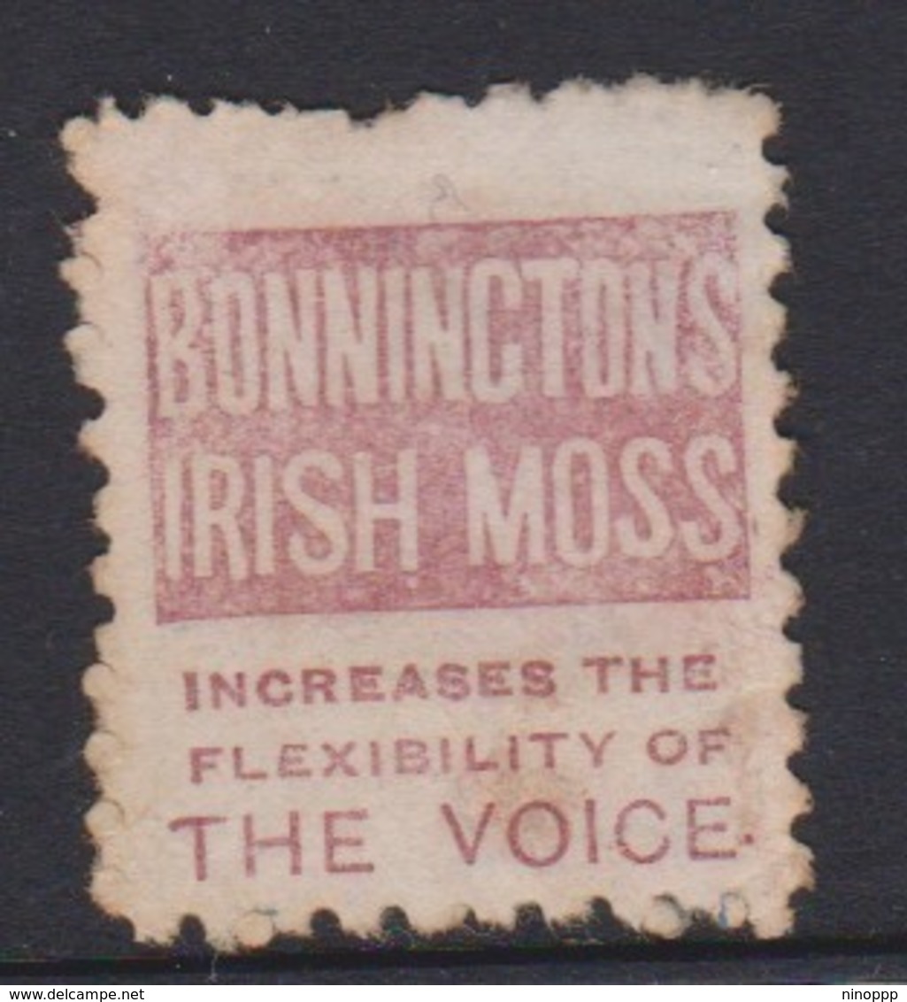 New Zealand Advertisements On The Backs Of Postage Stamps,Bonningtows,used - Abarten Und Kuriositäten