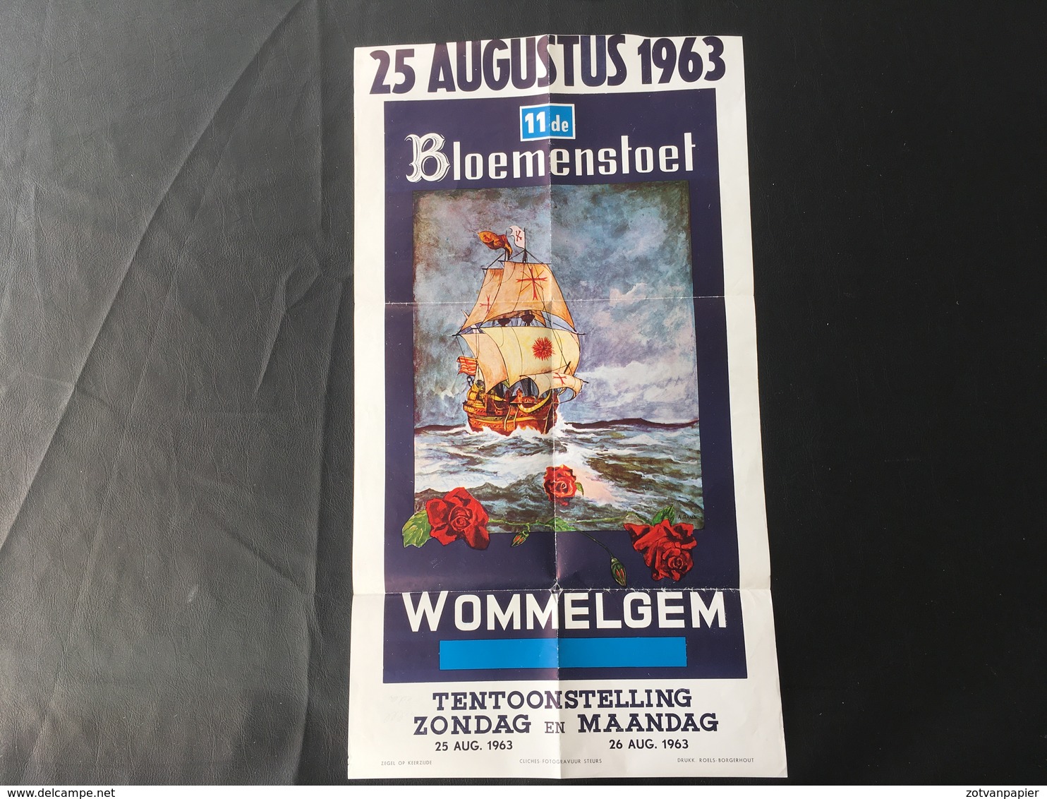 Wommelgem - Bloemencorso - Bloemenstoet - 1963 - Wommelgem