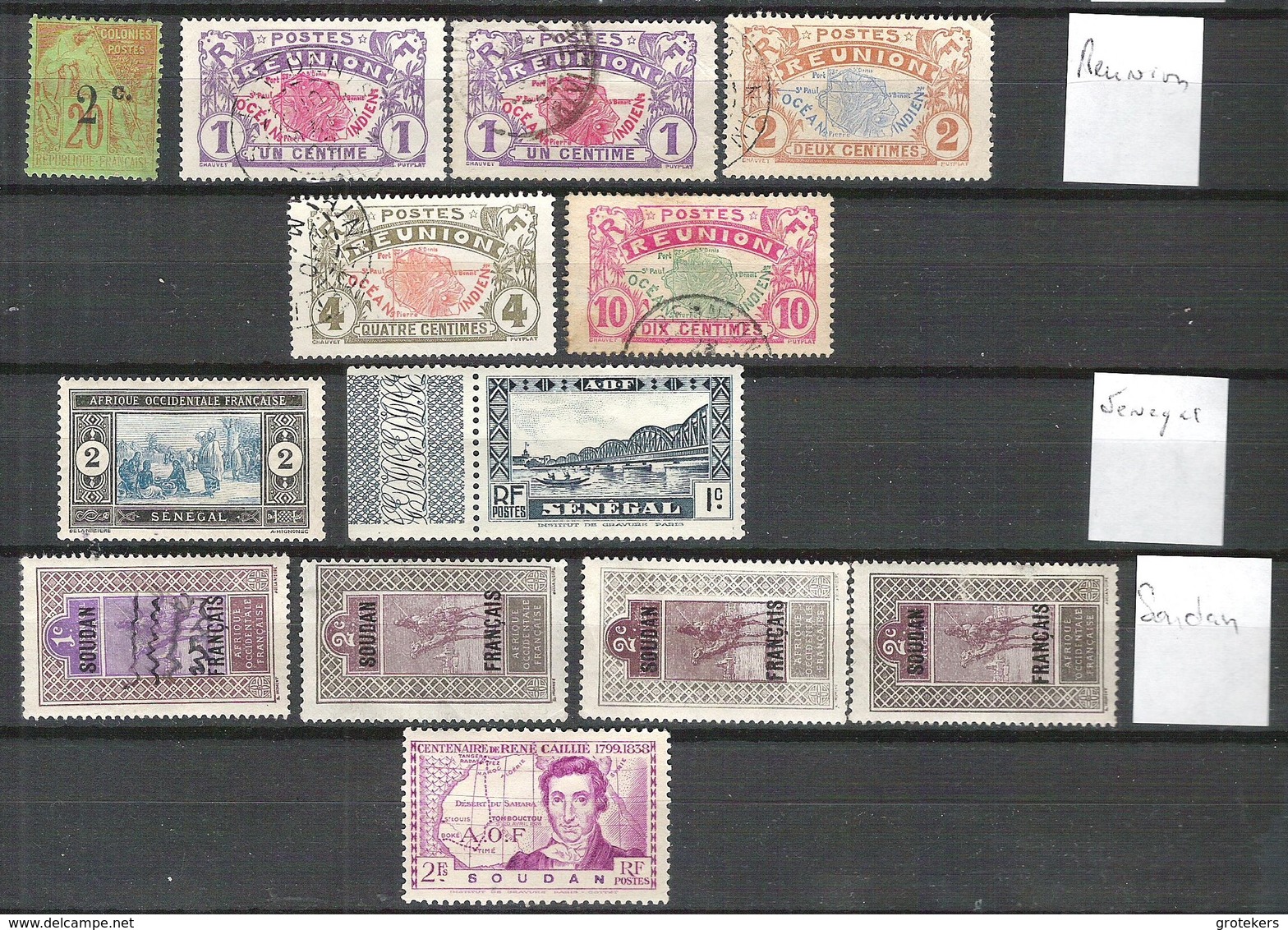 COLONIES françaises anciennes **/*/O Départ à € 1,00