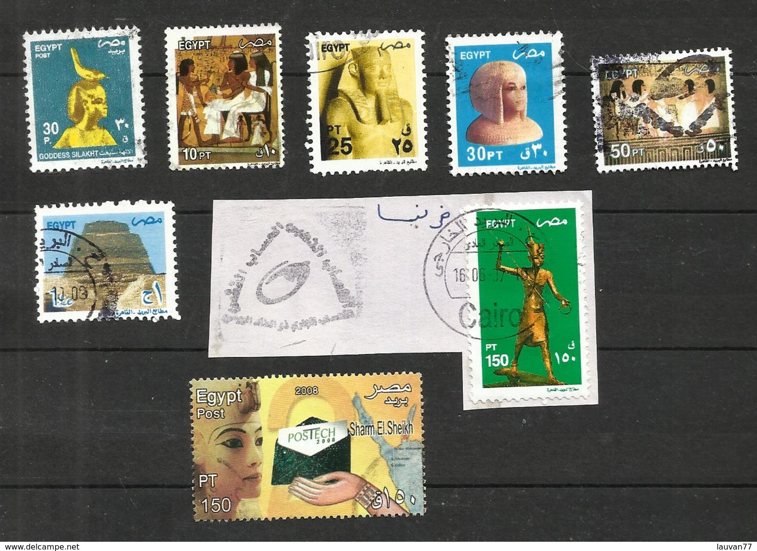 Egypte N°1693, 1727 à 1731, 1734, 2002 Cote 3.15 Euros - Gebraucht