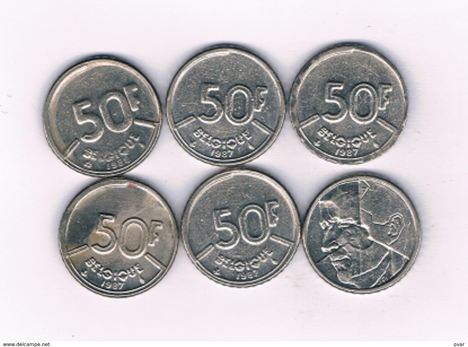 50 FRANCS  LOT  BELGIE /2822/ - 50 Francs